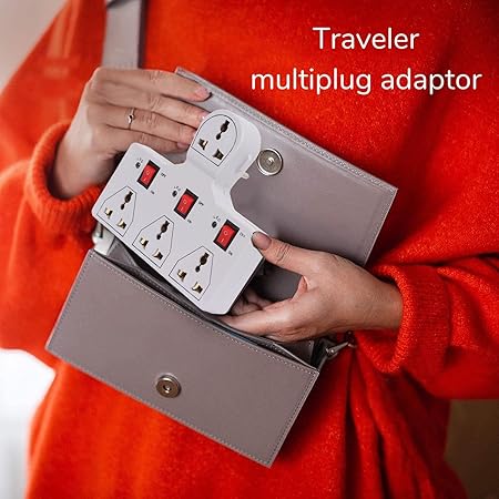 Digiway 4 Universal Socket 3 Switch Multi Plug Extension Board/Multiplug